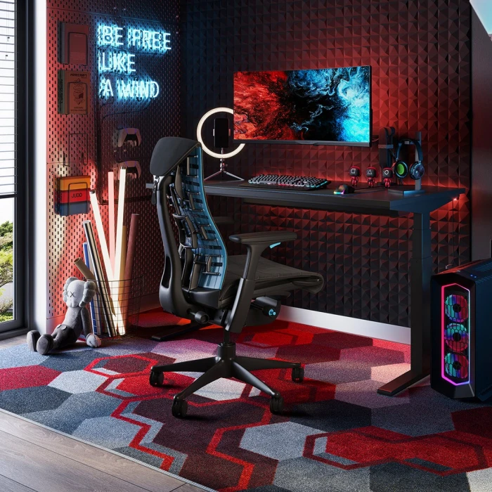 Joy Carpets Kid Essentials Red Team Up 10ft.9in. x 13ft.2in. Rect. Rug