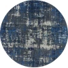 Joy Carpets Kid Essentials Marine Terra Mae 7ft.7in. Round Rug