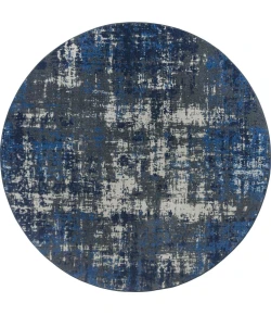 Joy Carpets Kid Essentials Marine Terra Mae 7ft.7in. Round Rug