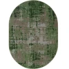 Joy Carpets Kid Essentials Meadow Terra Mae 5ft.4in. x 7ft.8in. Oval Rug