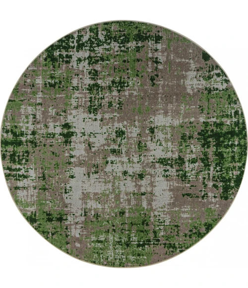 Joy Carpets Kid Essentials Meadow Terra Mae 13ft.2in. Round Rug
