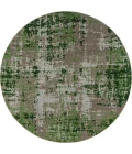 Joy Carpets Kid Essentials Meadow Terra Mae 7ft.7in. Round Rug
