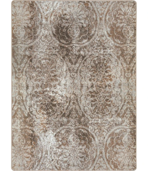 Joy Carpets First Take Antique Taupe Thinly Veiled 7ft.8in. x 10ft.9in. Rect. Rug