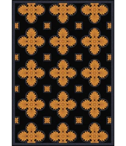 Joy Carpets Any Day Matinee Black Tivoli 7ft.8in. x 10ft.9in. Rect. Rug