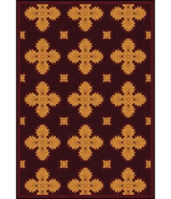 Joy Carpets Any Day Matinee Burgundy Tivoli 7ft.8in. x 10ft.9in. Rect. Rug