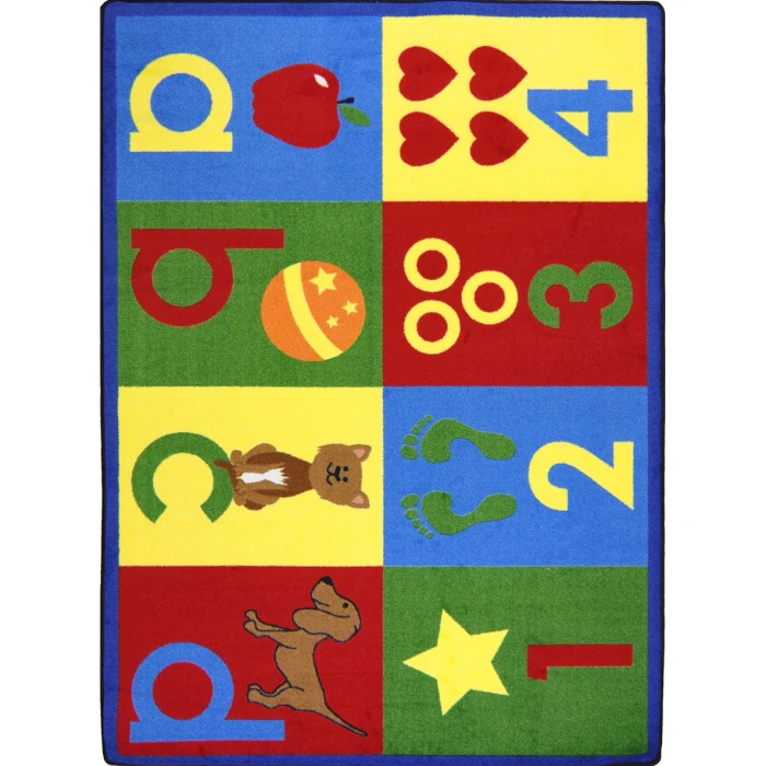 Joy Carpets Kid Essentials Bold Toddler Basics 10ft.9in. x 13ft.2in. Rect. Rug
