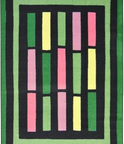 Joy Carpets Kid Essentials Green Traffic Jam 10ft.9in. x 13ft.2in. Rect. Rug