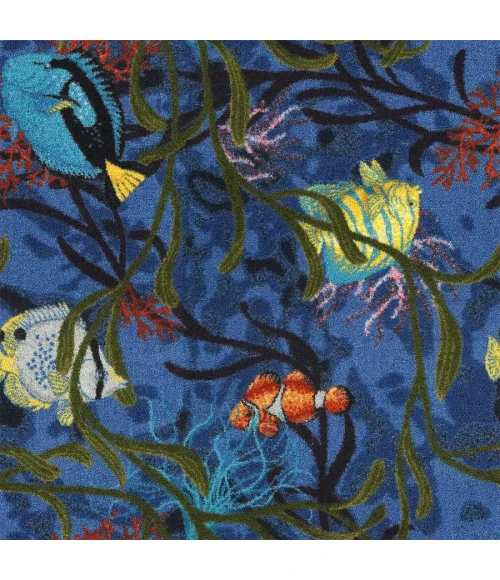 Joy Carpets Kaleidoscope Multi Under the Sea 3ft.10in. x 5ft.4in. Rect. Rug