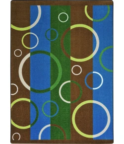 Joy Carpets Summer Solstice Earthtone Under Water 7ft.8in. x 10ft.9in. Rect. Rug