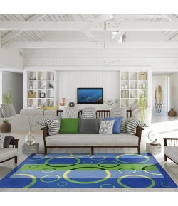 Joy Carpets Summer Solstice Primary Under Water 10ft.9in. x 13ft.2in. Rect. Rug