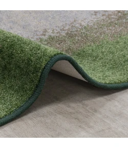 Joy Carpets Kid Essentials Meadow Urban Edges 7ft.8in. x 10ft.9in. Oval Rug