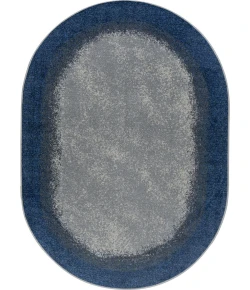 Joy Carpets Kid Essentials Marine Urban Edges 7ft.8in. x 10ft.9in. Oval Rug