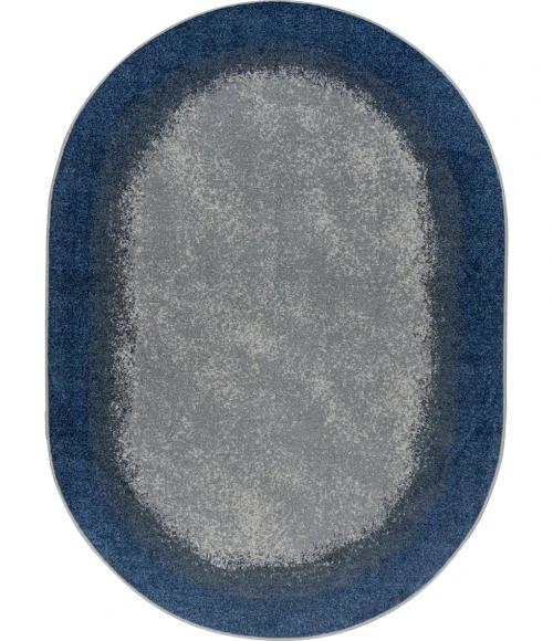 Joy Carpets Kid Essentials Marine Urban Edges 10ft.9in. x 13ft.2in. Oval Rug