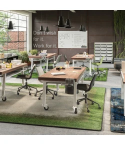 Joy Carpets Kid Essentials Meadow Urban Edges 7ft.7in. Round Rug