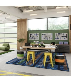 Joy Carpets Kid Essentials Citrus Verve 7ft.8in. x 10ft.9in. Rect. Rug