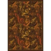 Joy Carpets Kid Essentials Brown Virtuoso 7ft.8in. x 10ft.9in. Rect. Rug