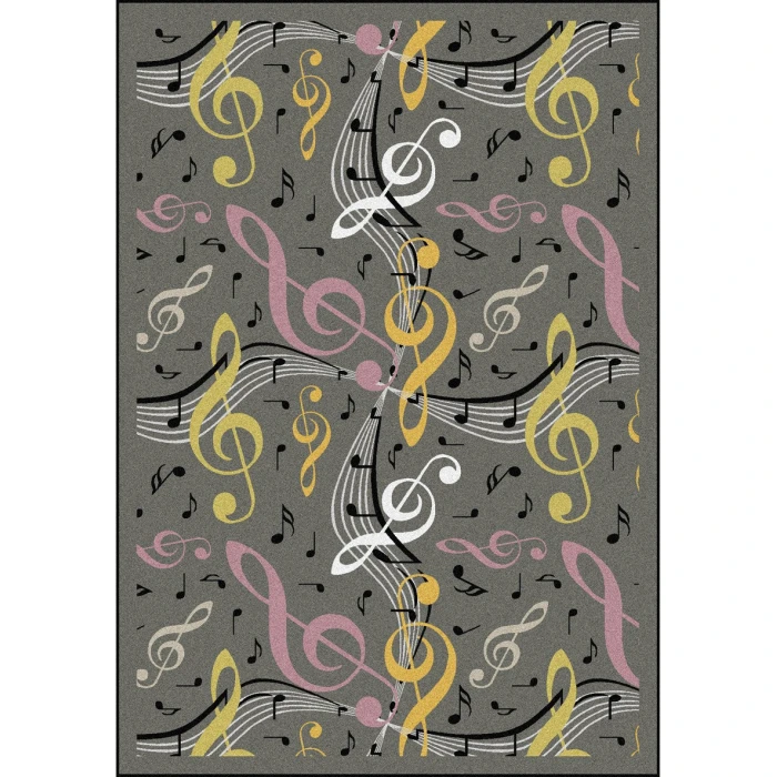 Joy Carpets Kid Essentials Gray Virtuoso 10ft.9in. x 13ft.2in. Rect. Rug