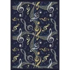 Joy Carpets Kid Essentials Navy Virtuoso 7ft.8in. x 10ft.9in. Rect. Rug