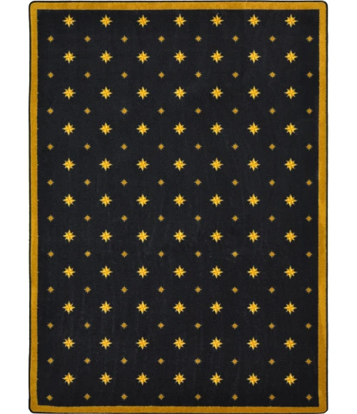 Joy Carpets Any Day Matinee Black Walk of Fame 10ft.9in. x 13ft.2in. Rect. Rug