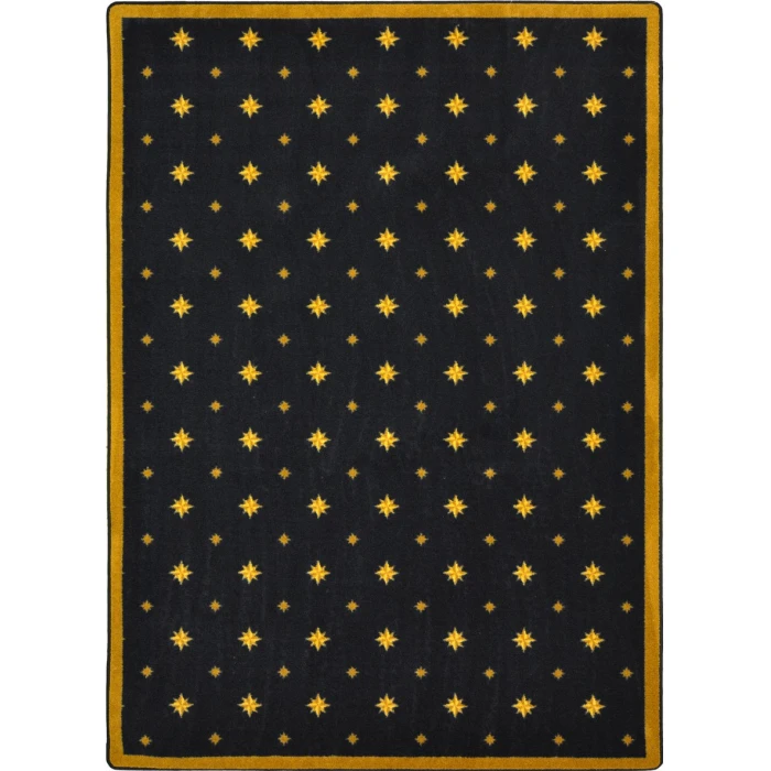 Joy Carpets Any Day Matinee Black Walk of Fame 10ft.9in. x 13ft.2in. Rect. Rug