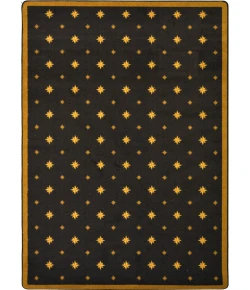 Joy Carpets Any Day Matinee Brown Walk of Fame 7ft.8in. x 10ft.9in. Rect. Rug