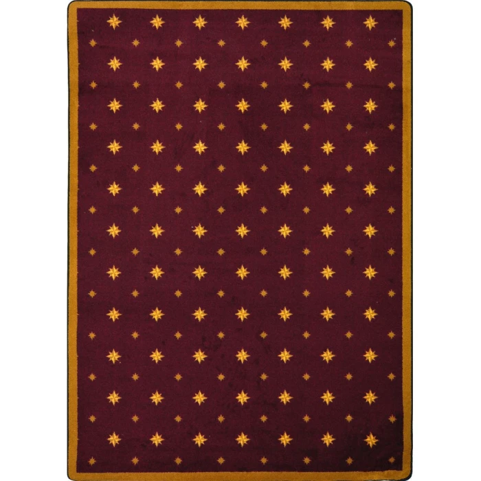 Joy Carpets Any Day Matinee Burgundy Walk of Fame 10ft.9in. x 13ft.2in. Rect. Rug