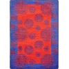 Joy Carpets Kid Essentials Red Whimzi 7ft.8in. x 10ft.9in. Rect. Rug