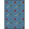 Joy Carpets Kaleidoscope Blue Wing Dings 3ft.10in. x 5ft.4in. Rect. Rug