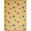 Joy Carpets Kaleidoscope Gold Wing Dings 5ft.4in. x 7ft.8in. Rect. Rug