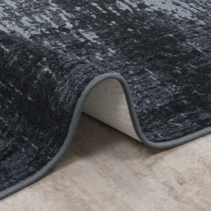 Joy Carpets First Take Charcoal Winterhaven 5ft.4in. x 7ft.8in. Rect. Rug