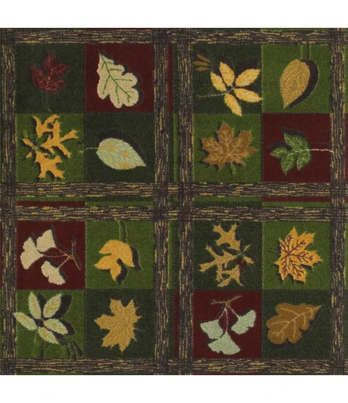 Joy Carpets Kaleidoscope Multi Woodland Trail 7ft.8in. x 10ft.9in. Rect. Rug