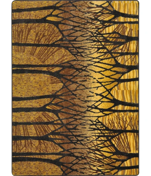 Joy Carpets First Take Goldenrod Woodland Way 10ft.9in. x 13ft.2in. Rect. Rug