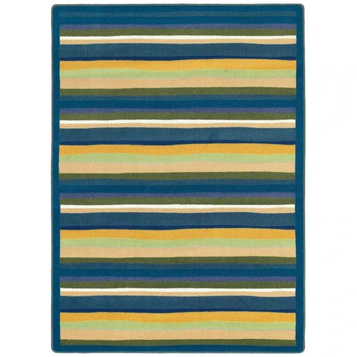 Joy Carpets Kid Essentials Bold Yipes Stripes 3ft.10in. x 5ft.4in. Rect. Rug