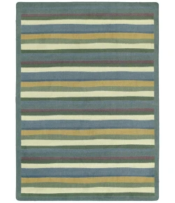 Joy Carpets Kid Essentials Soft Yipes Stripes 7ft.8in. x 10ft.9in. Rect. Rug