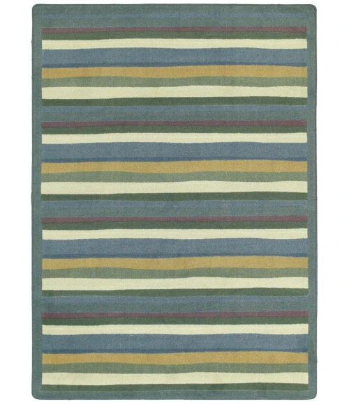 Joy Carpets Kid Essentials Soft Yipes Stripes 10ft.9in. x 13ft.2in. Rect. Rug