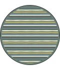 Joy Carpets Kid Essentials Soft Yipes Stripes 5ft.4in. Round Rug