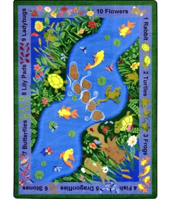 Joy Carpets Kid Essentials Multi You Can Find 7ft.8in. x 10ft.9in. Rect. Rug
