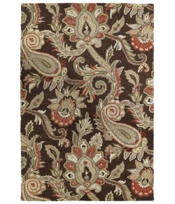 Kaleen Helena Chocolate 3204-40 2 ft. 6 in. X 8 ft.  Runner Rug
