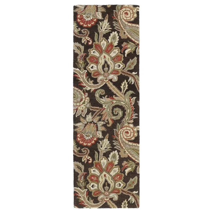 Kaleen Helena Chocolate 3204-40-268 2 ft. 6 in. X 8 ft. Runner Rug