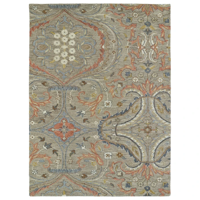 Kaleen Helena Grey 3206-75-2612 2 ft. 6 in. X 12 ft. Runner Rug