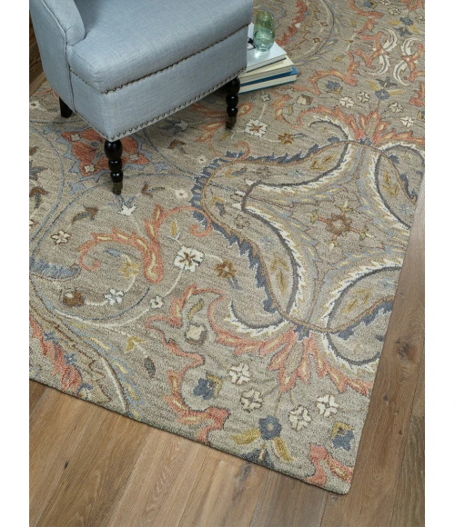 Kaleen Helena Grey 3206-75-2612 2 ft. 6 in. X 12 ft. Runner Rug