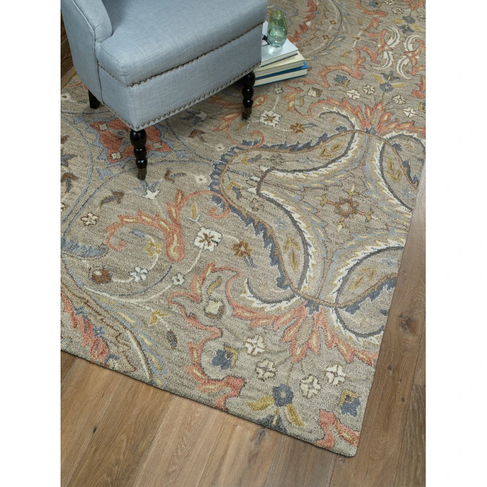 Kaleen Helena Grey 3206-75-2612 2 ft. 6 in. X 12 ft. Runner Rug