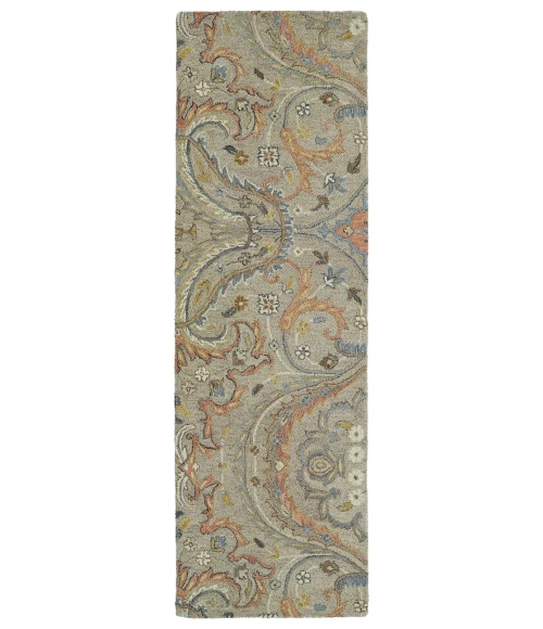 Kaleen Helena Grey 3206-75-2612 2 ft. 6 in. X 12 ft. Runner Rug