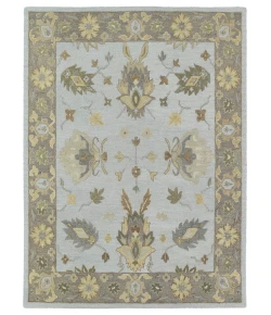Kaleen Brooklyn Silver 5303-77 7 ft. 6 X 9 ft.  Rectangle Rug