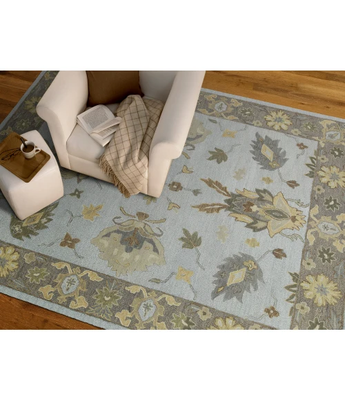 Kaleen Brooklyn Silver 5303-77-769 7 ft. 6 X 9 ft. Rectangle Rug
