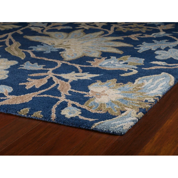 Kaleen Brooklyn Blue 5304-17-769 7 ft. 6 X 9 ft. Rectangle Rug