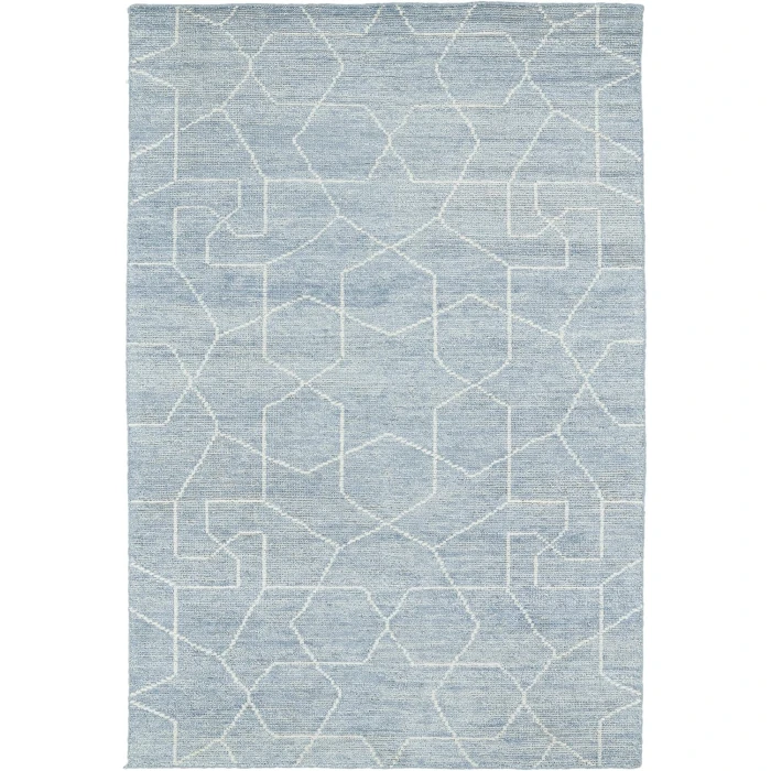 Kaleen Solitaire Lt. Blue SOL04-79-9613 9 ft. 6 in. X 13 ft. Rectangle Rug