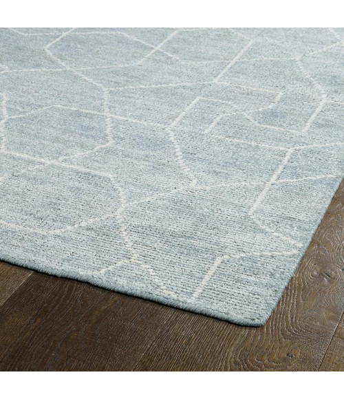 Kaleen Solitaire Lt. Blue SOL04-79-9613 9 ft. 6 in. X 13 ft. Rectangle Rug