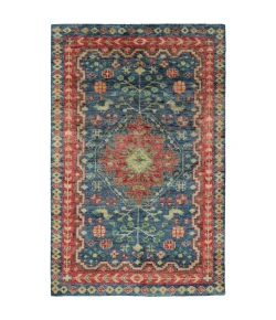 Kaleen Atiqa Blue ATQ04-17 3 ft. X 10 ft.  Runner Rug