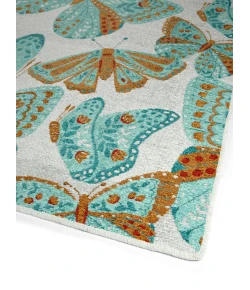 Kaleen Critter Comforts Lt. Blue HCC01-79 8 ft. X 10 ft.  Rectangle Rug